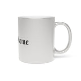 "HELLO HANDSOME" Metallic Gift Mug (Silver\Gold) - Gift for Him