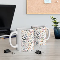 "BEST FLORAL PRINT" Giftable Ceramic Mug 11oz