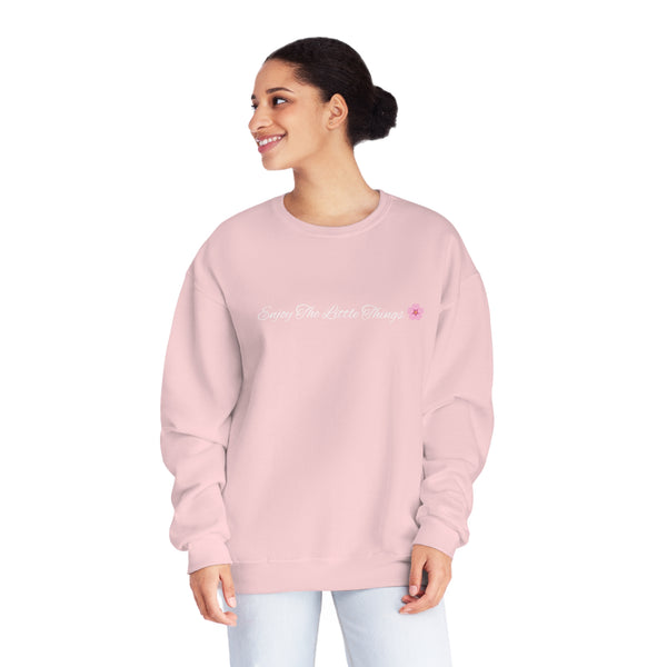 "ENJOY THE LITTLE THINGS" Giftable Women's Crewneck Sweatshirt