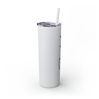 Rachel Custom Skinny Tumbler with Straw, 20oz