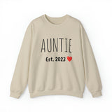 AUNTIE Est. 2023 Custom Crewneck Sweatshirt