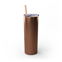 Rachel Custom Skinny Tumbler with Straw, 20oz