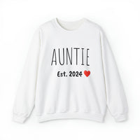 "AUNTIE Est. 2024" Custom Crewneck Sweatshirt