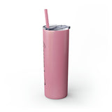 Ashley Custom Skinny Tumbler with Straw, 20oz