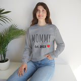 "MOMMY Est. 2023" Custom Crewneck Sweatshirt