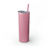 Rachel Custom Skinny Tumbler with Straw, 20oz