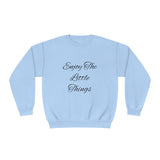 "ENJOY THE LITTLE THINGS" Giftable Women's Crewneck Sweatshirt