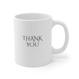 "THANK YOU" Ceramic Gift Mug 11oz