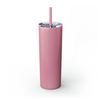 Olivia Custom Skinny Tumbler with Straw, 20oz