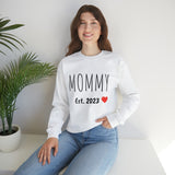 "MOMMY Est. 2023" Custom Crewneck Sweatshirt