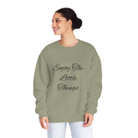 "ENJOY THE LITTLE THINGS" Giftable Women's Crewneck Sweatshirt