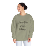 "ENJOY THE LITTLE THINGS" Giftable Women's Crewneck Sweatshirt