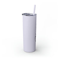 Olivia Custom Skinny Tumbler with Straw, 20oz