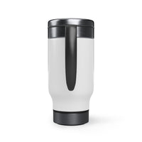 "40TH YEAR WEDDING ANNIVERSARY" Stainless Steel Travel Mug with Handle, 14oz