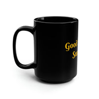 "GOOD MORNING SUNSHINE" Black Gift Mug, 15oz