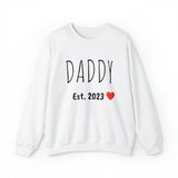 "DADDY Est. 2023" Giftable  Custom Crewneck Sweatshirt