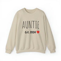 "AUNTIE Est. 2024" Custom Crewneck Sweatshirt