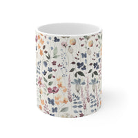 "BEST FLORAL PRINT" Giftable Ceramic Mug 11oz