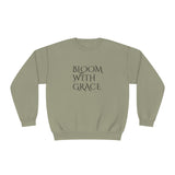 "BLOOM WITH GRACE" Giftable Women's Crewneck Sweatshirt