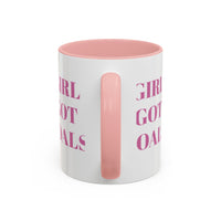 Inspirational Accent Coffee Mug - "Girl Got Goals" - Perfect Gift for Ambitious Women