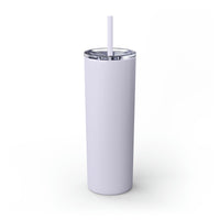 Ashley Custom Skinny Tumbler with Straw, 20oz