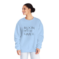 "BLOOM WITH GRACE" Giftable Women's Crewneck Sweatshirt