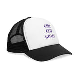 Cute Pink Mesh Cap - 'Girl Got Goals' Trucker Hat for Empowered Women