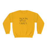 "BLOOM WITH GRACE" Giftable Women's Crewneck Sweatshirt