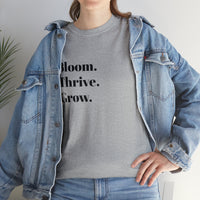 BLOOM. THRIVE. GROW. Fun Summer Tee - Jay's Pretty Little Things For You