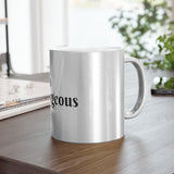 "HELLO GORGEOUS" Metallic Gift Mug (Silver\Gold)- Gift For Her