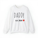 DADDY Est. 2024 Custom Crewneck Sweatshirt