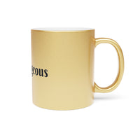 "HELLO GORGEOUS" Metallic Gift Mug (Silver\Gold)- Gift For Her