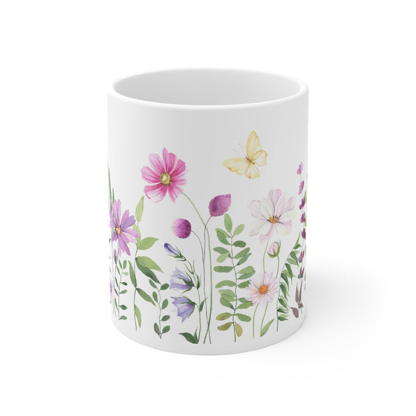 "BEAUTIFUL FLORAL PRINTS" Giftable Ceramic Mug 11oz