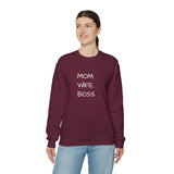 MOM.WIFE.BOSS Giftable Crewneck Sweatshirt