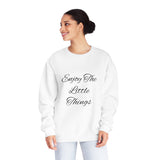 "ENJOY THE LITTLE THINGS" Giftable Women's Crewneck Sweatshirt