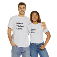 BLOOM. THRIVE. GROW. Fun Summer Tee - Jay's Pretty Little Things For You