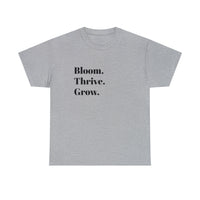 BLOOM. THRIVE. GROW. Fun Summer Tee - Jay's Pretty Little Things For You