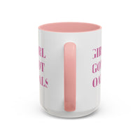 Inspirational Accent Coffee Mug - "Girl Got Goals" - Perfect Gift for Ambitious Women