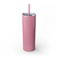 Ashley Custom Skinny Tumbler with Straw, 20oz