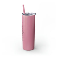 Taylor Custom Skinny Tumbler with Straw, 20oz