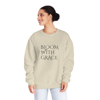 "BLOOM WITH GRACE" Giftable Women's Crewneck Sweatshirt