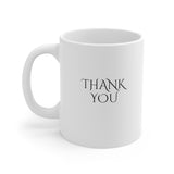 "THANK YOU" Ceramic Gift Mug 11oz