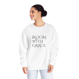 "BLOOM WITH GRACE" Giftable Women's Crewneck Sweatshirt