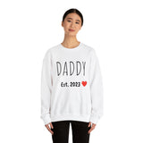 "DADDY Est. 2023" Giftable  Custom Crewneck Sweatshirt