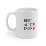 "BEST AUNTIE EVER" Ceramic Gift Mug 11oz