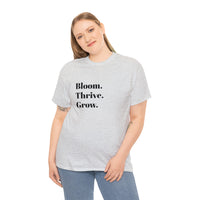 BLOOM. THRIVE. GROW. Fun Summer Tee - Jay's Pretty Little Things For You