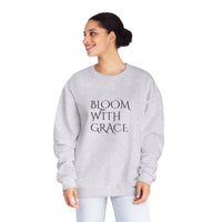 "BLOOM WITH GRACE" Giftable Women's Crewneck Sweatshirt