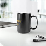 "GOOD MORNING SUNSHINE" Black Gift Mug, 15oz