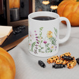 "BEAUTIFUL FLORAL PRINTS" Giftable Ceramic Mug 11oz