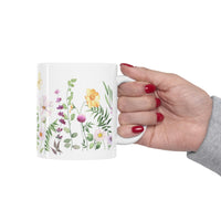 "BEAUTIFUL FLORAL PRINTS" Giftable Ceramic Mug 11oz